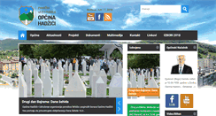 Desktop Screenshot of hadzici.ba